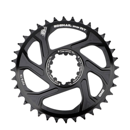 Skorter | BDSNAIL Mountain Bike Single Disk GXP Direct-Shaped Integrated Disk Positive And Negative Tooth Disc, Colour: 36T (Black)