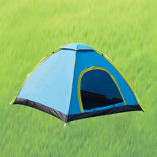 Skorter | Outdoor Camping Beach Rainproof Sun-proof Automatic Quick Install Tent For Single People Single Door No Ceiling(Blue)