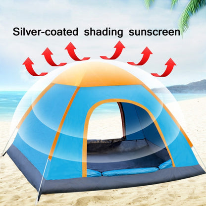 Skorter | Outdoor Camping Beach Rainproof Sun-proof Automatic Quick Install Tent For Single People Single Door No Ceiling(Blue)
