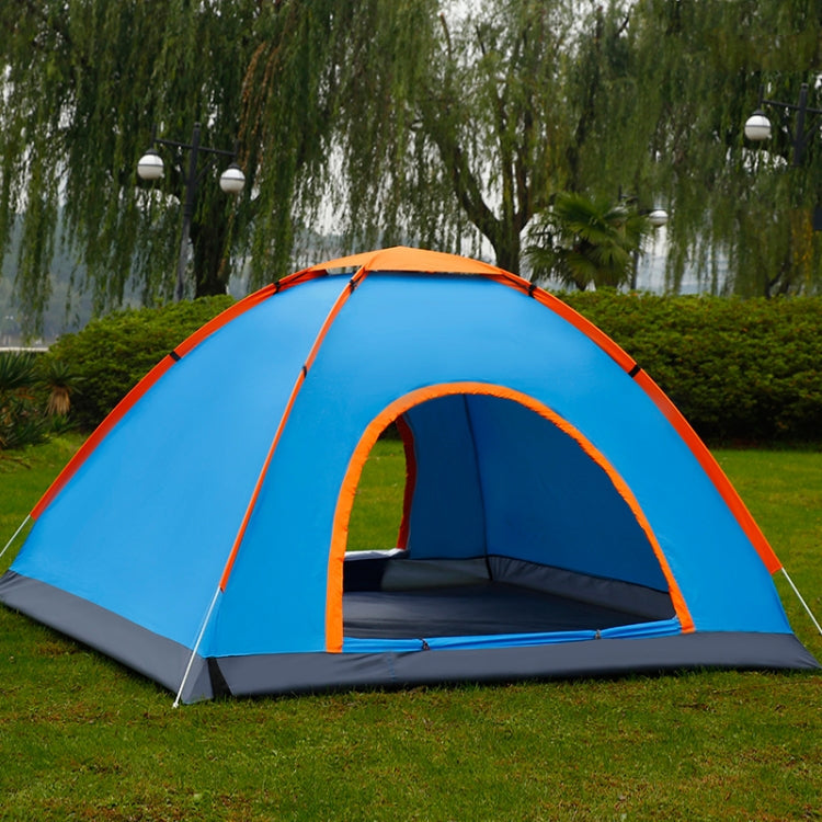 Skorter | Outdoor Camping Beach Rainproof Sun-proof Automatic Quick Install Tent For Double People(Blue)