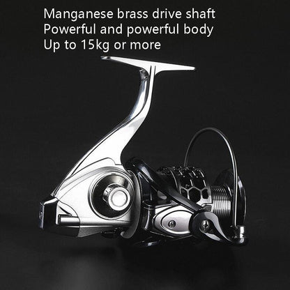 Skorter | 13-Axis Anti-Seawater Fishing Wheel Full Metal Spinning Wheel Iron Board Ship Fishing Wheel, Specification:  7000 Type