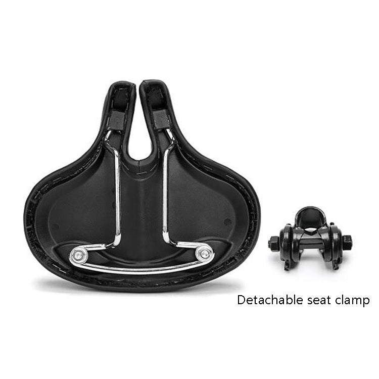 Skorter | Bike No Nasal Seat Mountain Bike Saddle Comfortable Shock Absorption Bicycle Outdoor Cycling Accessories Saddle(Black)