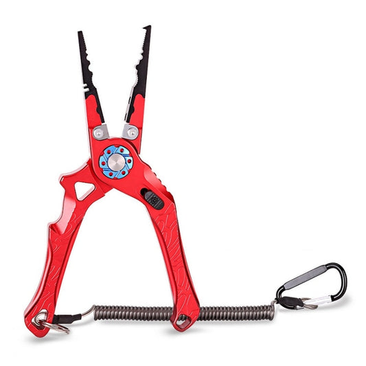 Skorter | Multifunctional Open-Loop Lead-Pressing Fishing Pliers With Lock(Red)