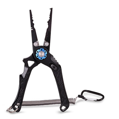 Skorter | Multifunctional Open-Loop Lead-Pressing Fishing Pliers With Lock(Black)