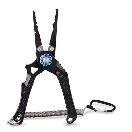 Skorter | Multifunctional Open-Loop Lead-Pressing Fishing Pliers With Lock(Black)