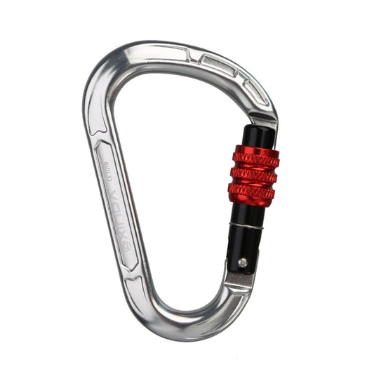 Skorter | XINDA XD-8123N Outdoor Climbing Equipment Fast Hanging Buckle Carabiner Pear Main Lock HMS Safety Buckle(Silver)