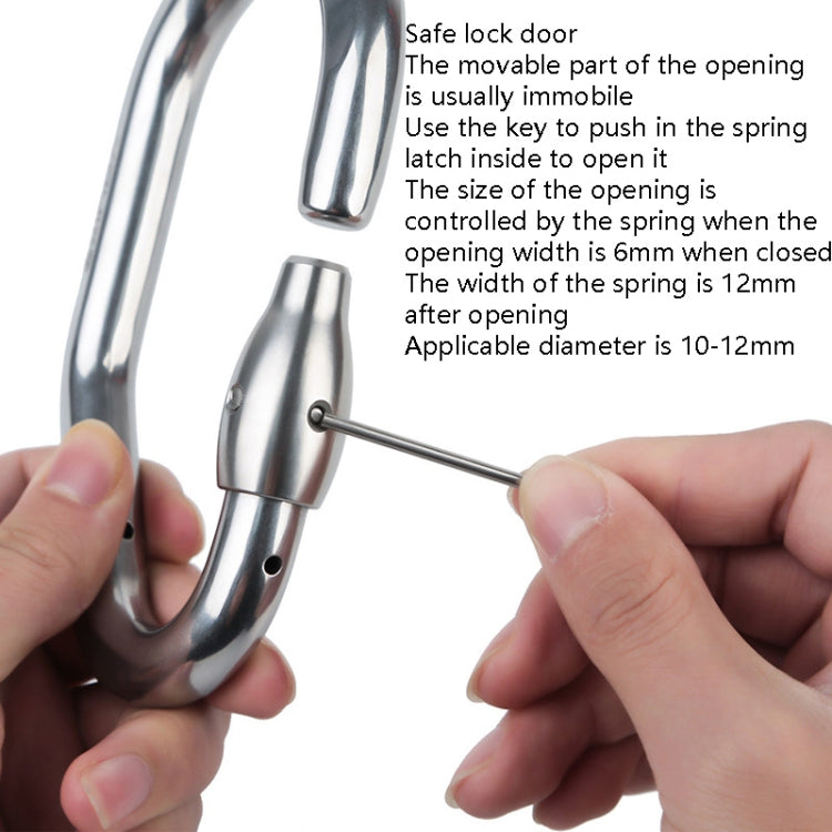 Skorter | XINDA XD-Q9692 Stainless Steel Tree Adventure Protection Main Lock Insurance Buckle(With Hexagonal Latches (Detachable))