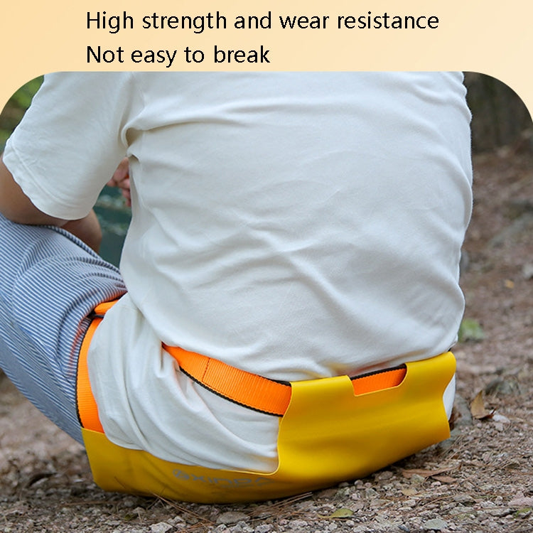 Skorter | XINDA XD-A9554 Rappelling Belt Climbing Rope Sit Hip Pad PVC Seat Belt Pad(Yellow)