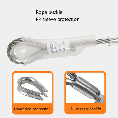 Skorter | XINDA XD-S9852 Steel Cable Anchor Point Climbing Aerial Work Rescue Steel Wire Rope, Size: 150cm