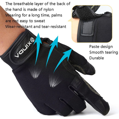 Skorter | XINDA H-ST01 Outdoor Rope Drop Gloves Fitness Training Rope Drop Cave SRT Downhill Gloves, Size: S