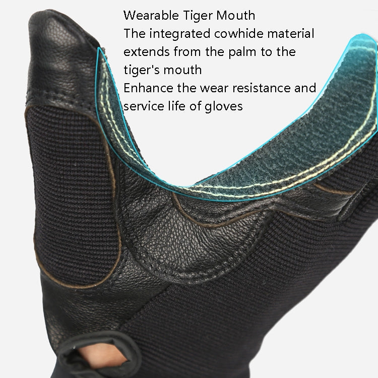 Skorter | XINDA H-ST01 Outdoor Rope Drop Gloves Fitness Training Rope Drop Cave SRT Downhill Gloves, Size: S