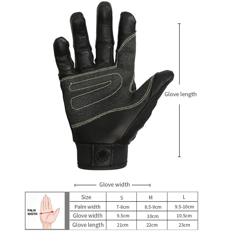 Skorter | XINDA H-ST01 Outdoor Rope Drop Gloves Fitness Training Rope Drop Cave SRT Downhill Gloves, Size: S