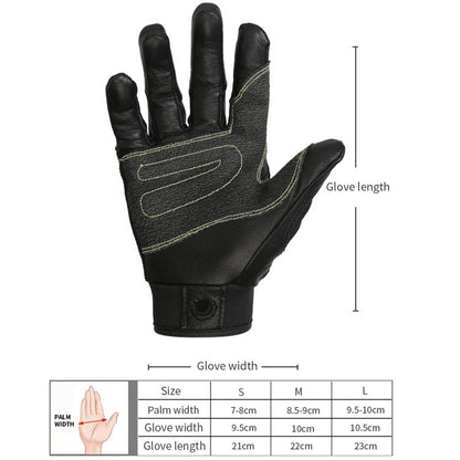 Skorter | XINDA H-ST01 Outdoor Rope Drop Gloves Fitness Training Rope Drop Cave SRT Downhill Gloves, Size: S