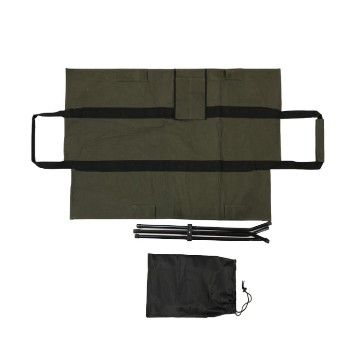Skorter | MT-FF001 Outdoor Wild Aluminum Alloy Firewood Rack Portable Folding Firewood Storage Frame(Green)