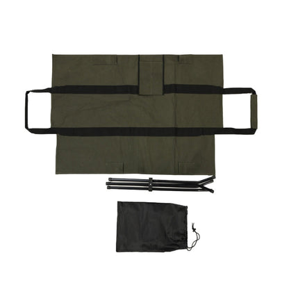 Skorter | MT-FF001 Outdoor Wild Aluminum Alloy Firewood Rack Portable Folding Firewood Storage Frame(Green)