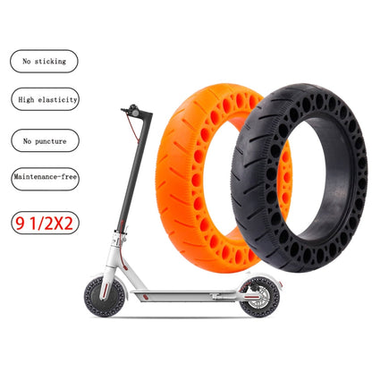 Skorter | 9.5 inch Electric Scooter Shock-Absorbing Honeycomb Solid Tires For Xiaomi Mijia M365(Black)