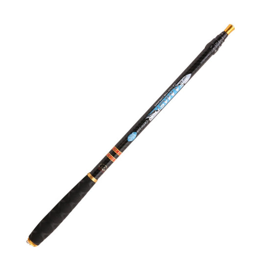 Skorter | Carbon Short Section Fishing Rod Short Section Positioning Handle Rod, Length: 5.4m(Black)