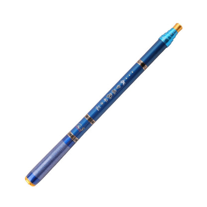 Skorter | Carbon Short Section Fishing Rod Short Section Positioning Handle Rod, Length: 5.4m(Blue)