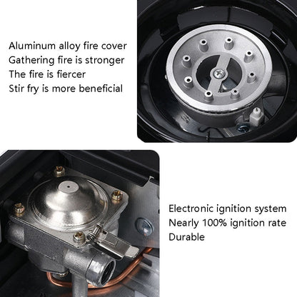 Skorter | YANCHUAN Outdoor Portable Gas Stove, Style: Dual-use