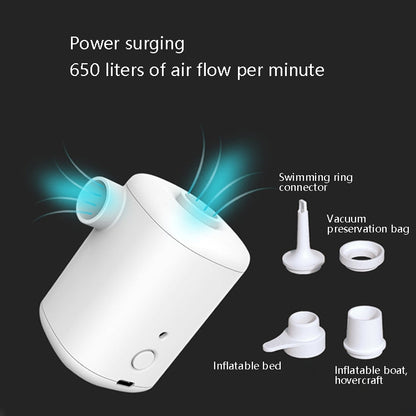 Skorter | AP220 Outdoor Two-Purpose Portable Suction & Inflatable Pump(White)