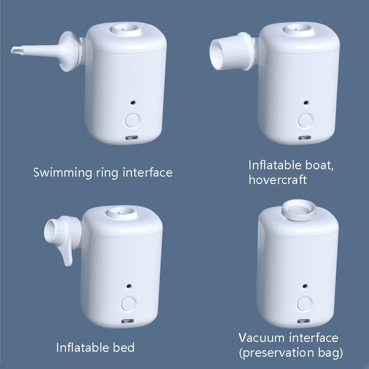 Skorter | AP220 Outdoor Two-Purpose Portable Suction & Inflatable Pump(White)