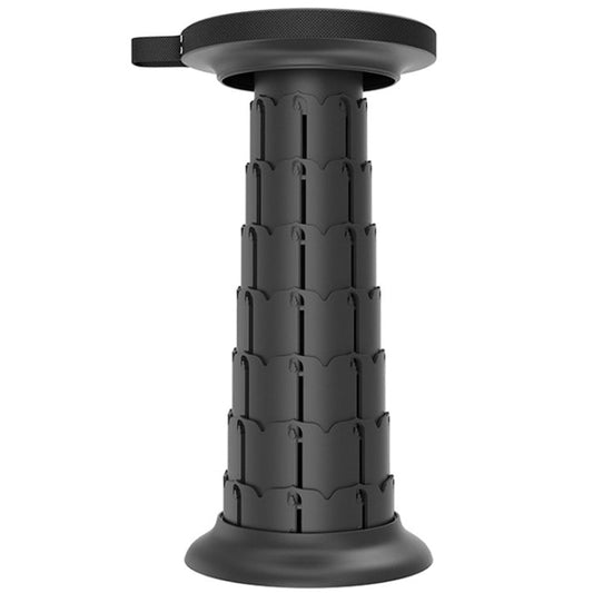 Skorter | Outdoor Portable Lotus Heightened Folding Telescopic Stool(Black)