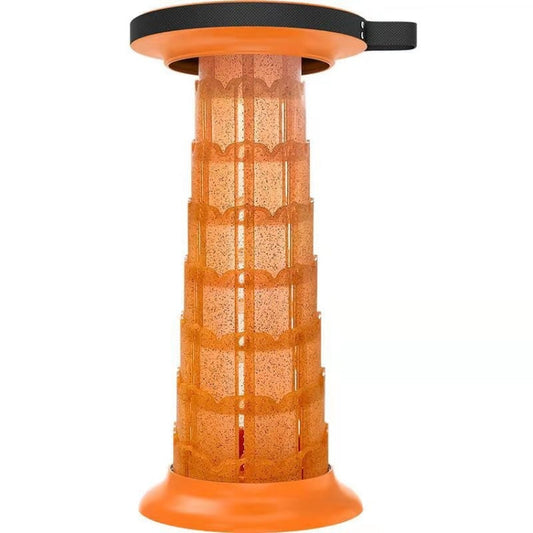 Skorter | Outdoor Portable Lotus Heightened Folding Telescopic Stool(Orange)