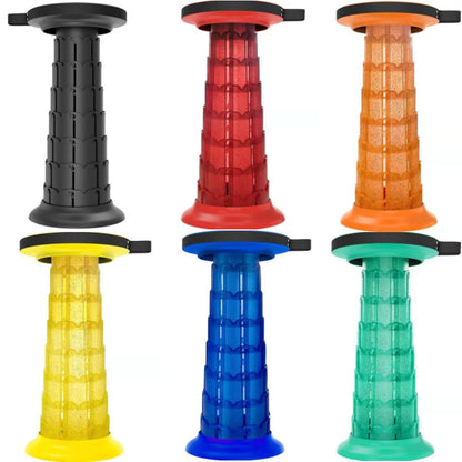 Skorter | Outdoor Portable Lotus Heightened Folding Telescopic Stool(Orange)