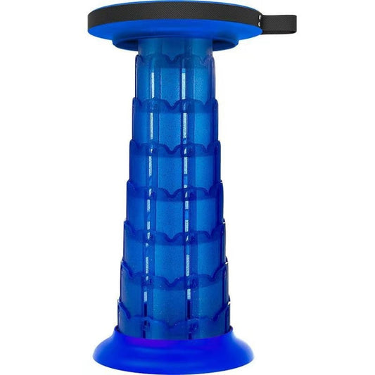 Skorter | Outdoor Portable Lotus Heightened Folding Telescopic Stool(Blue)
