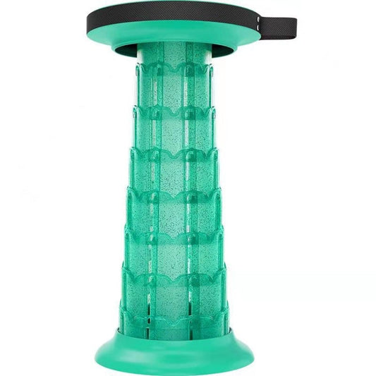 Skorter | Outdoor Portable Lotus Heightened Folding Telescopic Stool(Green)
