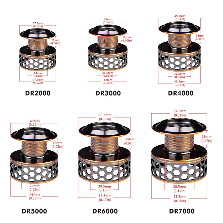 Skorter | PROBEROS Metal Wire Cup Fishing Wheel Spinning Wheel, Mode: DR6000