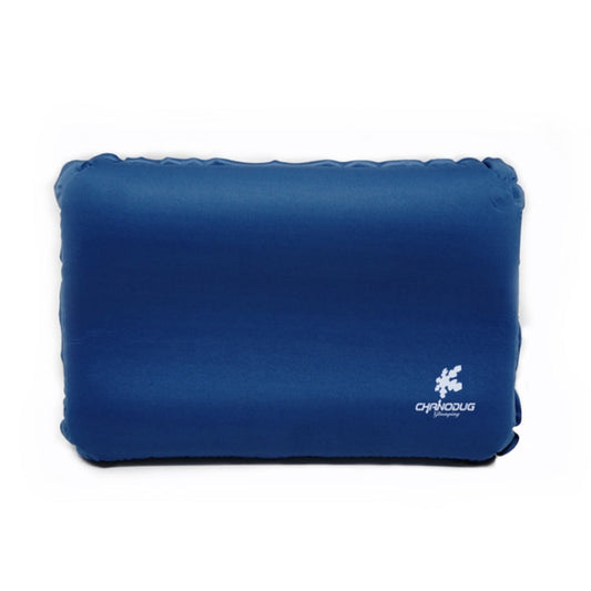Skorter | CHANODUG Camping Travel Portable Automatic Inflatable Foam Pillow(Navy Blue)