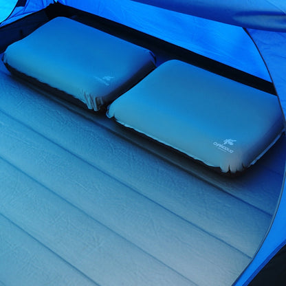 Skorter | CHANODUG Camping Travel Portable Automatic Inflatable Foam Pillow(Navy Blue)