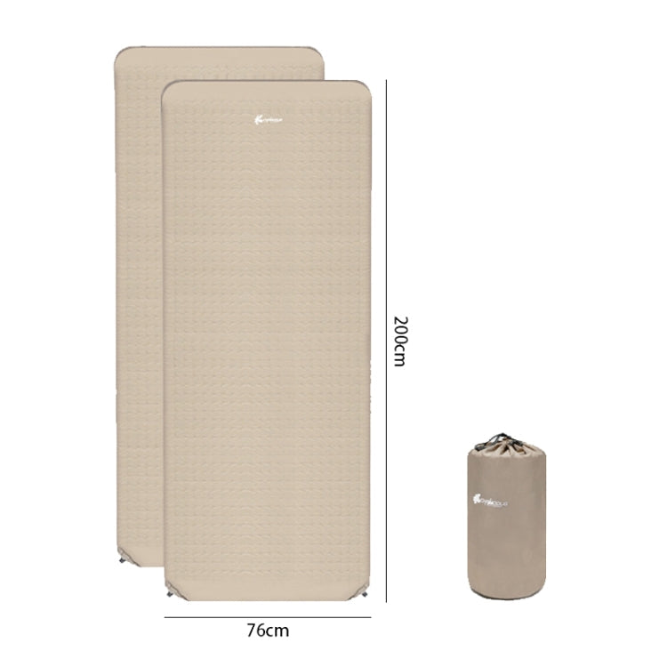 Skorter | CHANODUG CD-4059 Outdoor Camping Wide Tent Inflatable Sleeping Pad(Apricot)