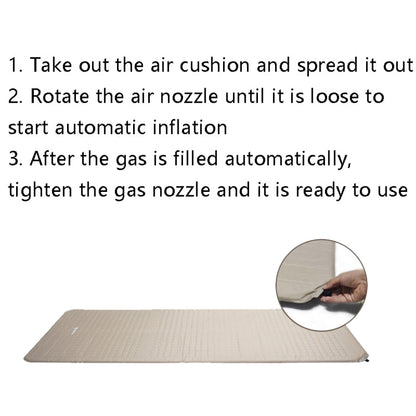 Skorter | CHANODUG CD-4059 Outdoor Camping Wide Tent Inflatable Sleeping Pad(Apricot)