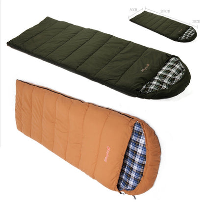 Skorter | CHANODUG FX-8309 Camping Warm Envelop Style Sleeping Bag(Green)