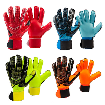 Skorter | Ailsports ST5511 1 Pair Goalkeeper Thick Latex Fingers Protection Gloves, Size: 10(Fluorescent Green)