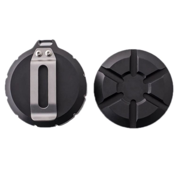 Skorter | Outdoor Portable Stainless Steel First Aid Pill Storage Box(Black)