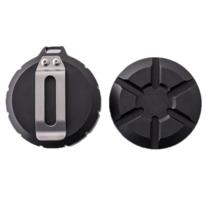 Skorter | Outdoor Portable Stainless Steel First Aid Pill Storage Box(Black)