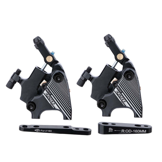 Skorter | 1 Pair IIIPRO Flat Mount Road Calipers Bilateral Brakes(Black)