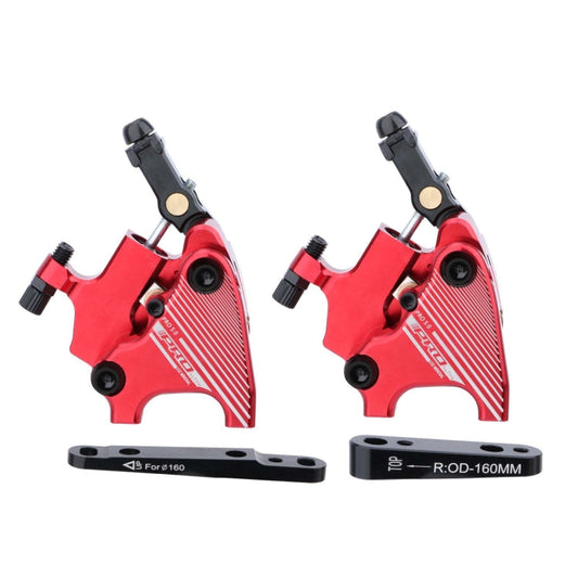 Skorter | 1 Pair IIIPRO Flat Mount Road Calipers Bilateral Brakes(Red)
