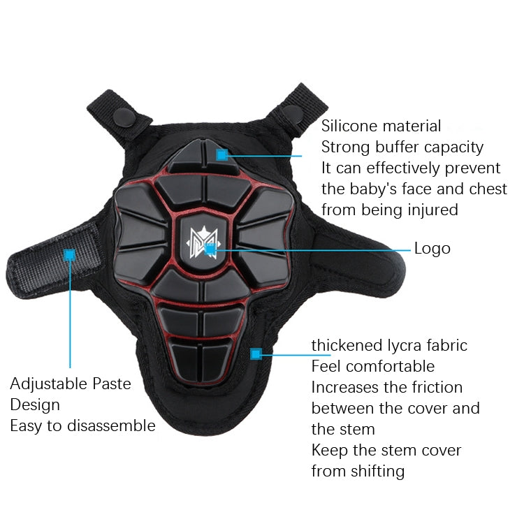 Skorter | Meroca Children Balance Bike Handle Protective Cover(Black Red)