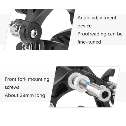 Skorter | Meroca Bicycle Aluminum Alloy C Brake, Color: Black Front+Rear