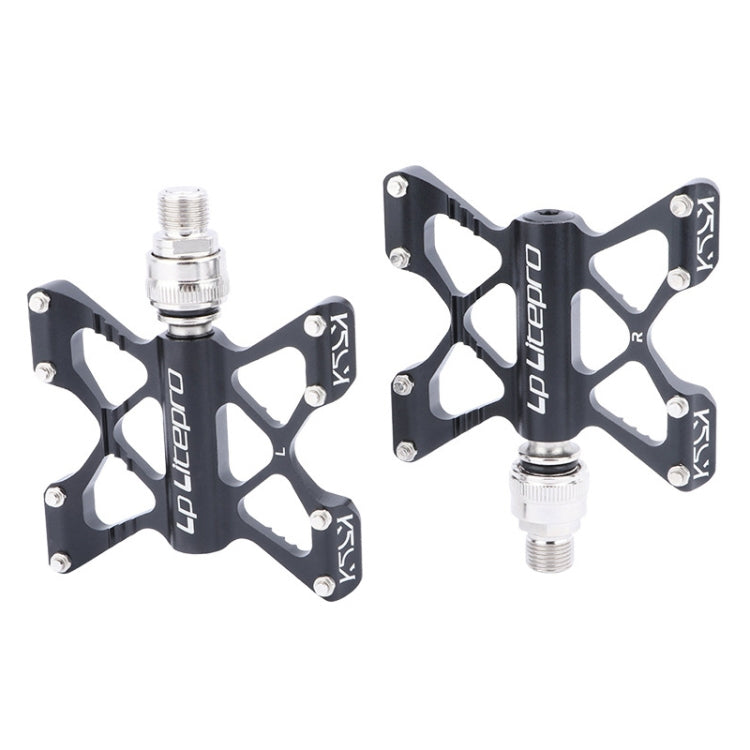 Skorter | LP LitePro K5 Folding Bkie Aluminum Alloy Bearin Pedals(Black)