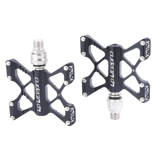 Skorter | LP LitePro K5 Folding Bkie Aluminum Alloy Bearin Pedals(Black)