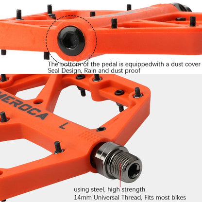 Skorter | MEROCA Mountain Bike Nylon Pedal(Orange)