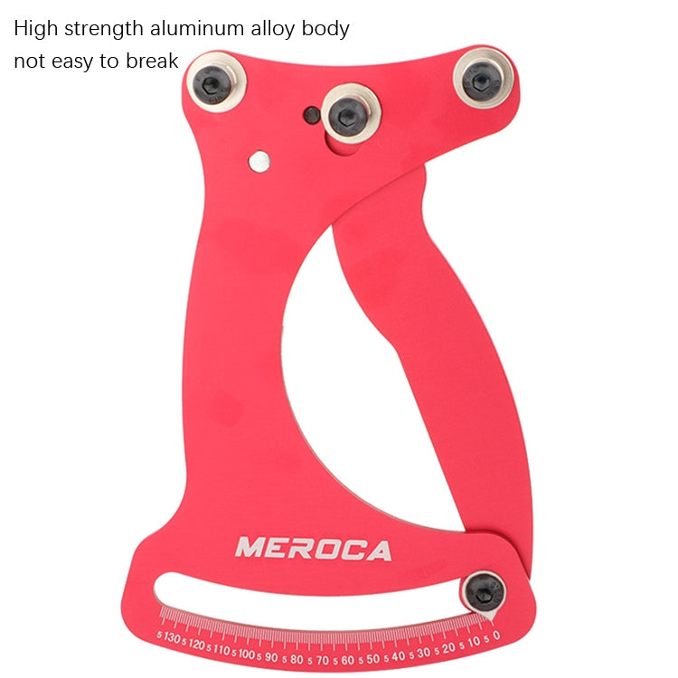 Skorter | MEROCA Bicycle Ring Calibration Tool Spoke Tension Tube Wheel Set Steel Wire, Color: Red