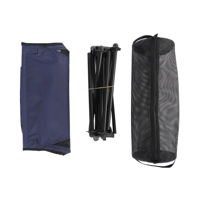 Skorter | Outdoor Camping Aluminum Alloy Portable Folding Beach Chair, Colour: With Pocket (Dark Gray)