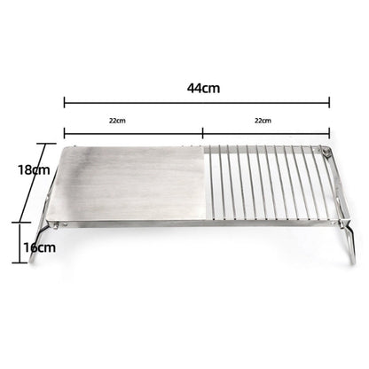 Skorter | Outdoor Camping Convenient Folding Stainless Steel Barbecue Stand
