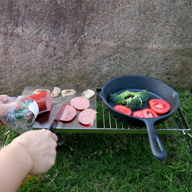 Skorter | Outdoor Camping Convenient Folding Stainless Steel Barbecue Stand